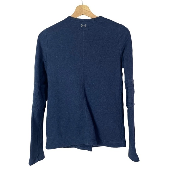 Under Armour Blue Uptown Moto Studio Terry Athletic Jacket S - Picture 2 of 5